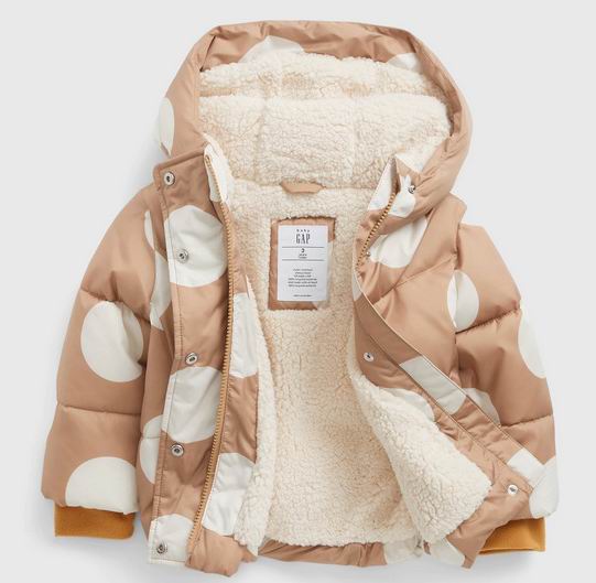  Gap女宝宝保暖夹克、连体服 5.4折起：抓绒衬里拉链毛衣 29.67加元