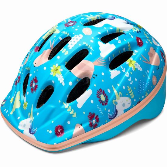  OutdoorMaster 儿童自行车头盔4.2折 18.27加元包邮！4色可选！