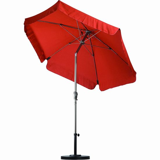  California Umbrella 7.5英尺 可倾斜庭院遮阳伞4.5折 62.1加元包邮！