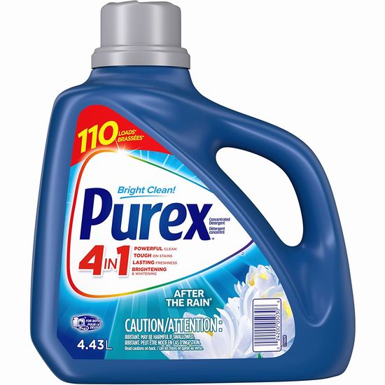  Purex 4.43升雨后洗衣液 8.81加元（原价 16.59加元）