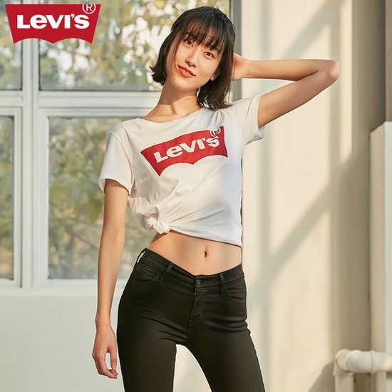  Levi's 李维斯 Perfect 女式经典纯棉短袖T恤4.5折 15加元！2色可选！