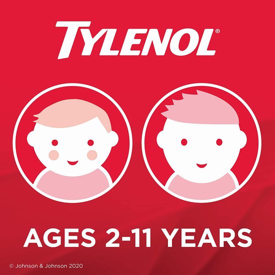 Tylenol 泰诺 葡萄口味 2-11岁儿童退烧止痛咀嚼片（20片） 6.97加元（原价 9.99加元）