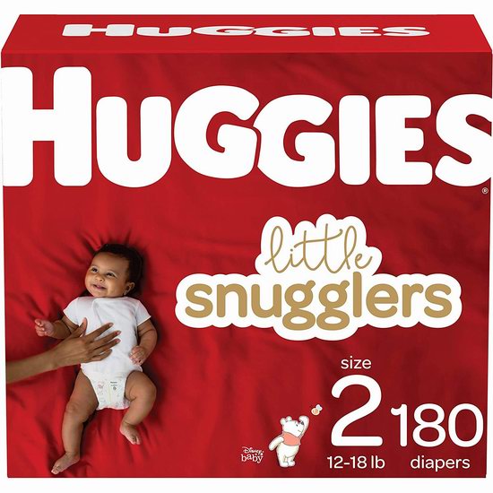  罕见好价！精选多款 Huggies 好奇婴幼儿纸尿裤6.5折起+会员额外8折