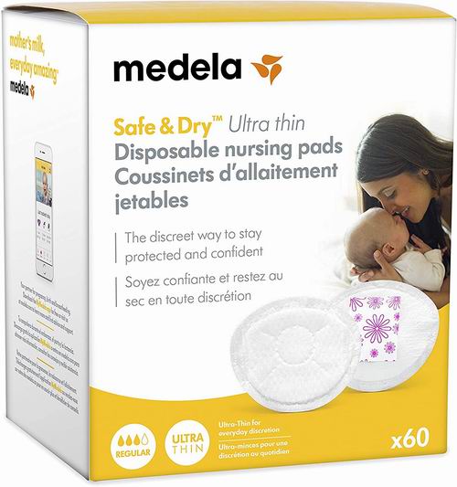  Medela 美德乐一次性防溢乳垫60片 7.98加元（原价 9.99加元）