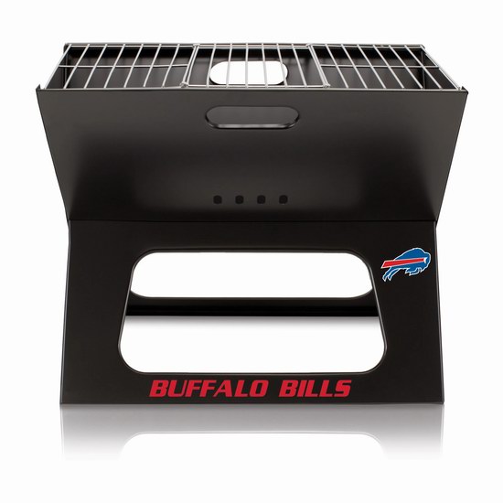  白菜价！历史新低！PICNIC TIME Buffalo Bills X-Grill 超便携炭火BBQ烧烤炉3.3折 49.64加元包邮！