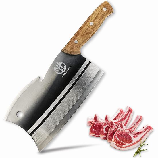  ZENG JIA DAO 曾家刀 中式厨刀/菜刀 双面两用斩切刀5折 24.97加元包邮！