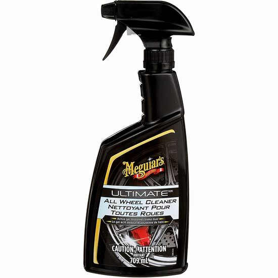  历史新低！Meguiar's Ultimate G180124C 终极车轮清洁剂（709毫升）5.3折 8.44加元！
