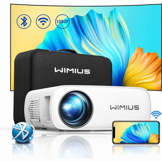  WiMiUS S26 原生1080P 5G WiFi蓝牙 家庭影院投影仪5折 159.99加元包邮！