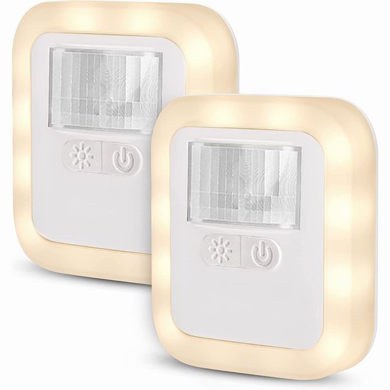  历史新低！oSZANQo 可调光 运动感应LED夜灯2件套5.1折 16.27加元！