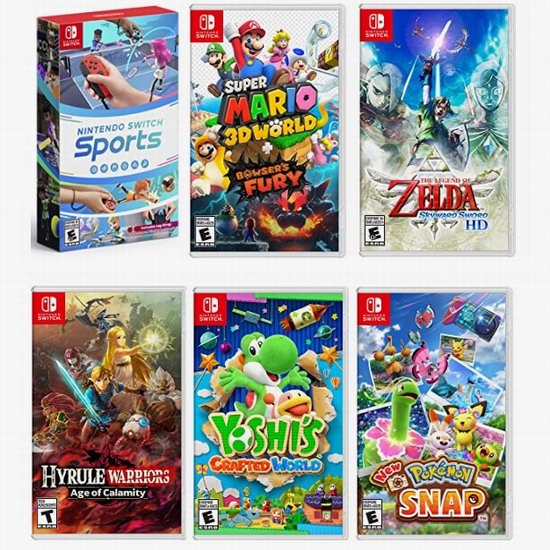  精选多款任天堂 Nintendo Switch版视频游戏6.9折！会员专享！