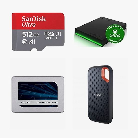  精选 SanDisk 闪迪、WD 西数、三星、西捷等品牌移动硬盘、固态硬盘、游戏硬盘、储存卡、U盘等6.1折起！会员专享！