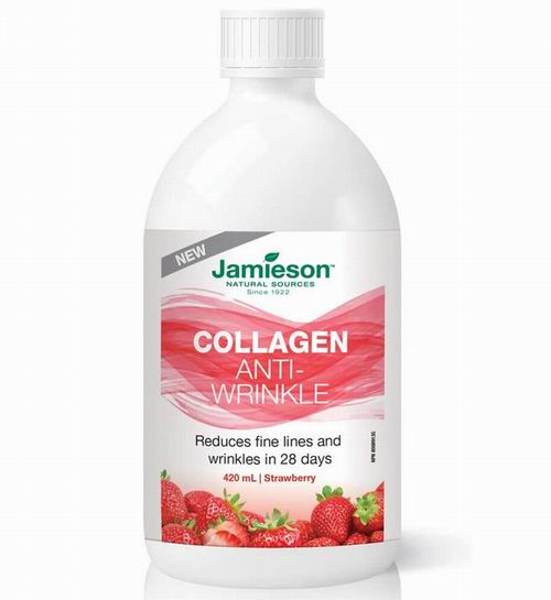  Jamieson健美生 胶原蛋白口服液 草莓味 420毫升 15.98加元（shoppers同款价 29.99加元）