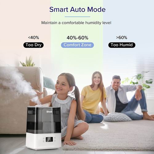  Levoit 6升大容量 易清洁 智能WiFi 超声波静音加湿器  84.98加元（原价 124.99加元）