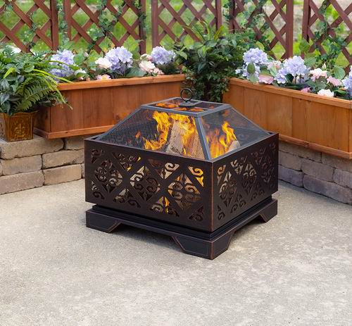  Pleasant Hearth OFW118S 360度  复古室外花园钢结构烧柴火炉 148加元（原价 305.05加元）