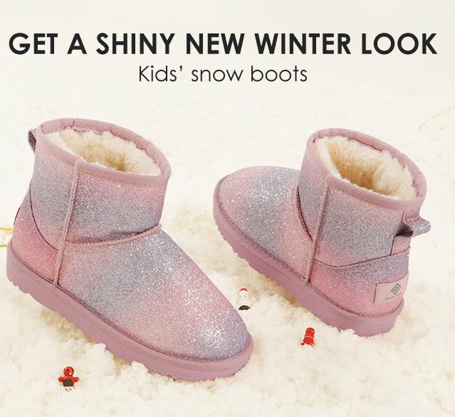  DREAM PAIRS 儿童BlingBling雪地靴 41.99加元（原价 65.99加元）+包邮！