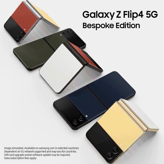  Samsung 三星 Galaxy Z Flip4 Bespoke 缤色定制版 6.7英寸折叠屏手机 最高立减500加元！