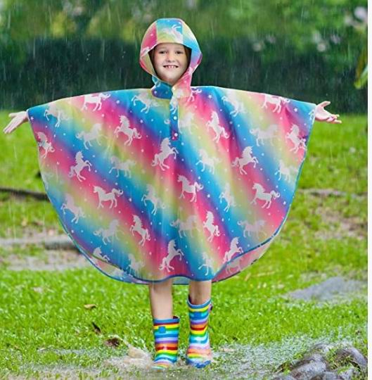  WAWSAM 3-15岁儿童雨披/雨衣 21.99加元（原价 28.99加元）！4款可选！