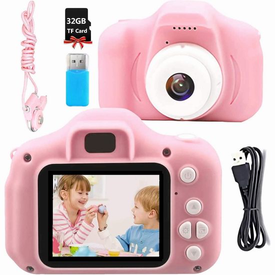  历史新低！CAROSE 1080P 儿童防摔相机/摄像机6折 23.99加元包邮！送32GB储存卡！