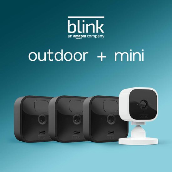  历史新低！Blink Outdoor 室内/室外 家用高清安防 智能摄像头 1-3摄像头+Blink Mini监控套装5.9折 116.98-203.98加元包邮！