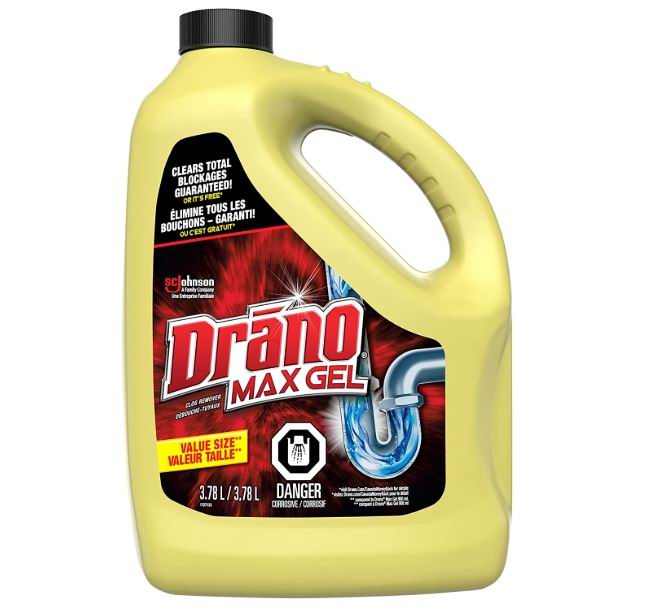  Drano Max Gel 下水道强力疏通液 3.8升 14.35加元（原价 17.99加元）