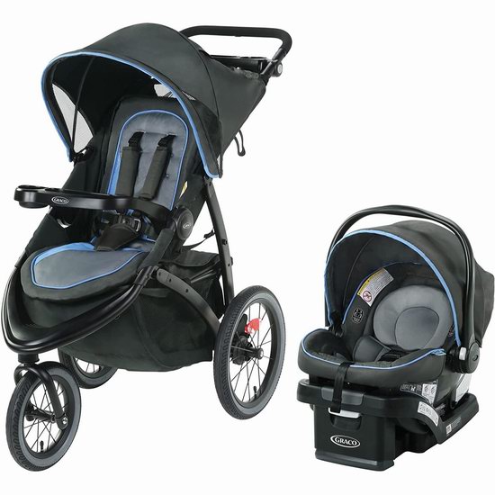  历史新低！Graco FastAction Jogger Lx 大三轮婴儿推车+提篮套装5.1折 324.95加元包邮！