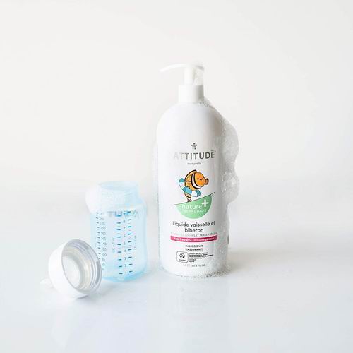  ATTITUDE 婴儿奶瓶/碗碟 洗碗液700毫升 3.16加元，可有效去除母乳和配方残留物、油脂和异味