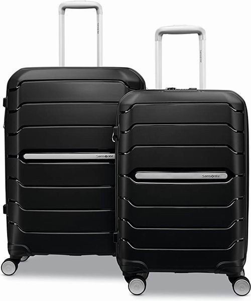  Samsonite Freeform 21/28英寸拉杆行李箱2件套 黑色款 4.4折 341.01加元（官网原价约760加元）