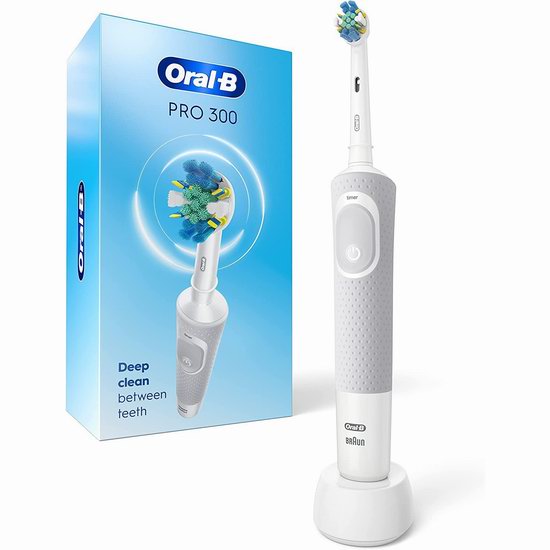  史低价！Oral-B Pro 300 深层清洁电动牙刷5.3折 17.47加元！2款可选！
