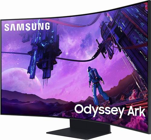  史低价！SAMSUNG Odyssey Ark 55英寸4K UHD 165Hz 1ms曲面显示器 2498.99加元（原价 3998加元）