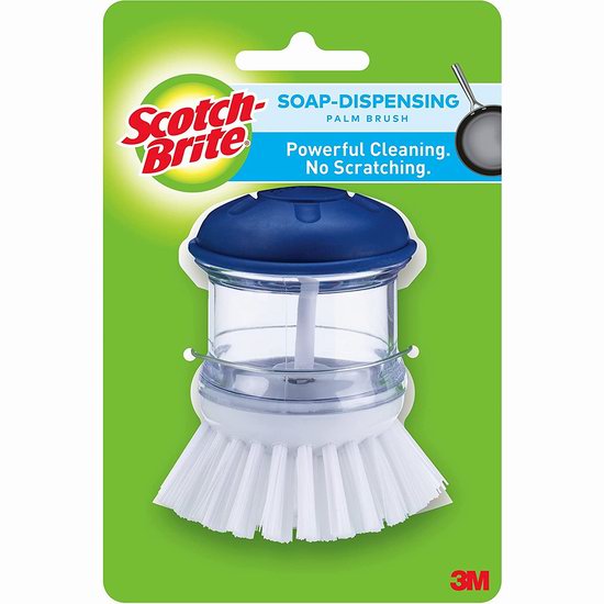  历史新低！3M Scotch-Brite 495 不伤手 洗碗刷锅神器 加液型多用途洗锅刷6件套5.1折 10.64加元！