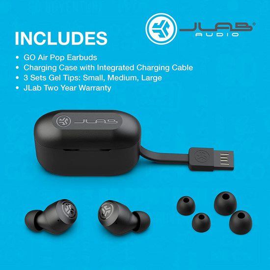 白菜速抢！历史新低！JLab Go Air Pop 真无线耳机3.1折 11加元！5色可选！
