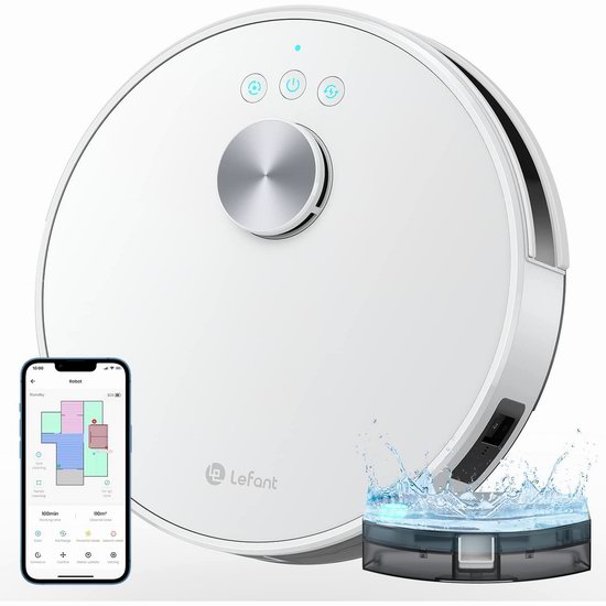  历史新低！Lefant 乐帆 M1 3500Pa 激光雷达导航 扫拖一体 智能扫地机器人4折 279.99加元限量特卖并包邮！