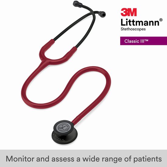  历史新低！3M Littmann Classic III 通用第三代专业医用听诊器 96.8加元包邮！