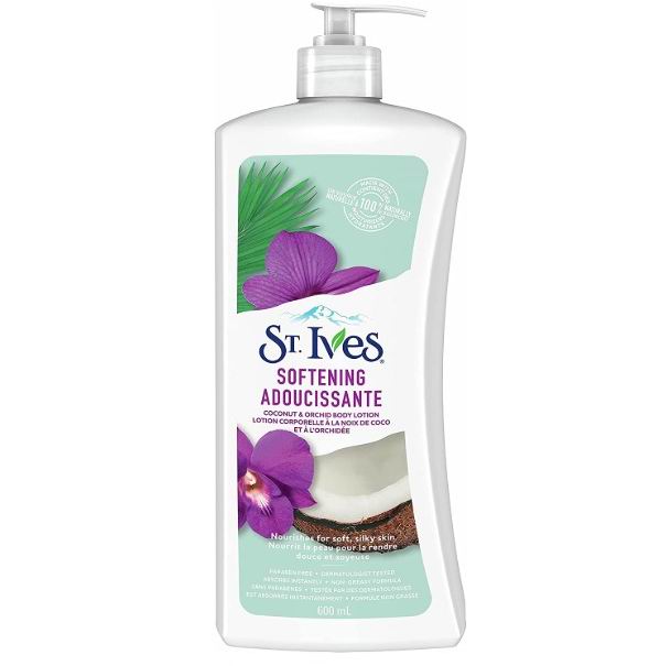  St. Ives不含对羟基苯甲酸酯 椰奶兰花保湿霜 600毫升 3.97加元