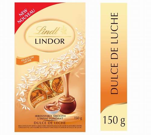  Lindt Lindor Dulce De Leche 松露牛奶巧克力150克  5.47加元