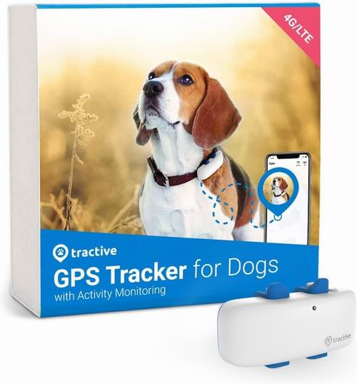  Tractive 宠物GPS带项圈 智能防水追踪器6折 35.87加元起 猫狗均可使用 多款可选