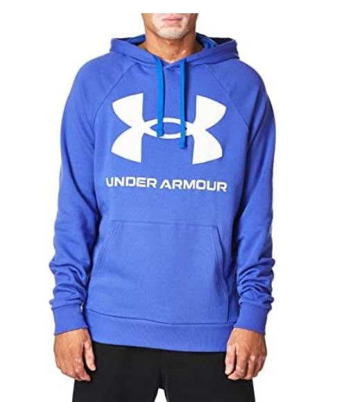  Under Armour 男式Big Logo抓绒卫衣 38.88加元（官网原价 65加元）