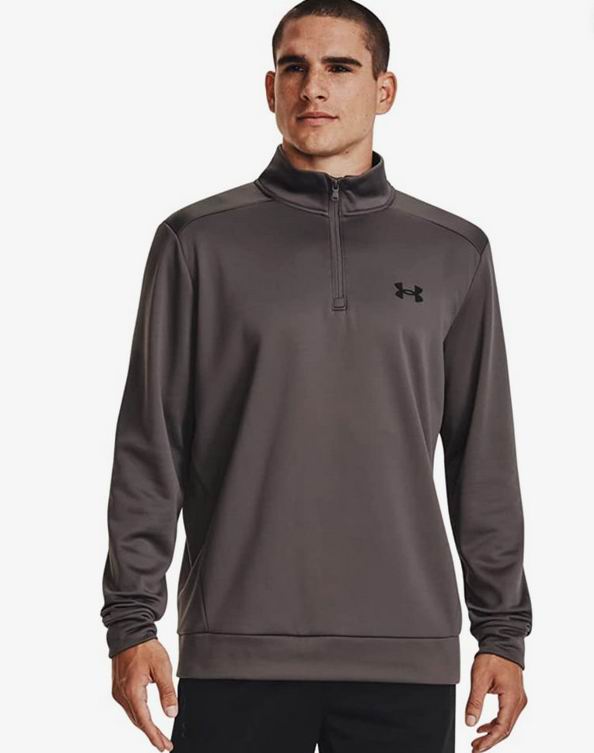  Under Armour 男式1/4拉链抓绒衫6折  42加元（官网价 70加元）