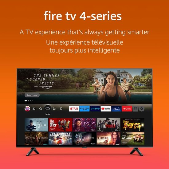 历史新低！Amazon Fire TV 4-Series 50/55英寸4K超高清智能电视 389.99-449.99加元包邮！