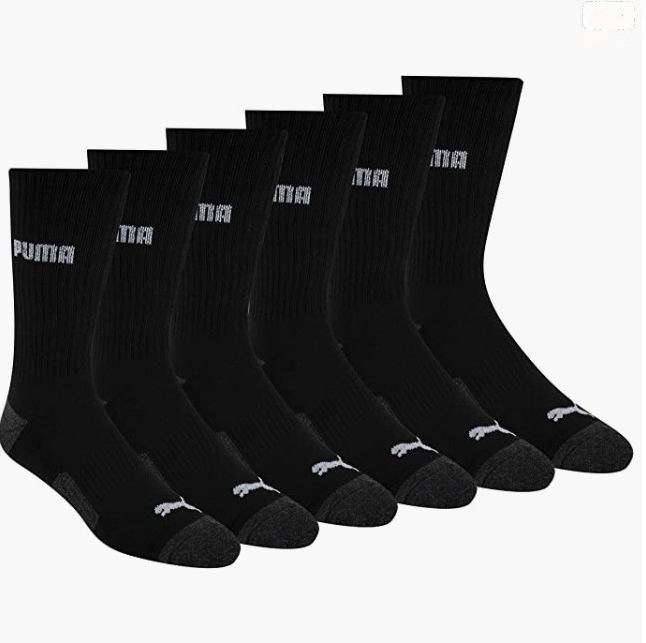  PUMA男士短袜6双 15.94加元（原价 26.99加元）
