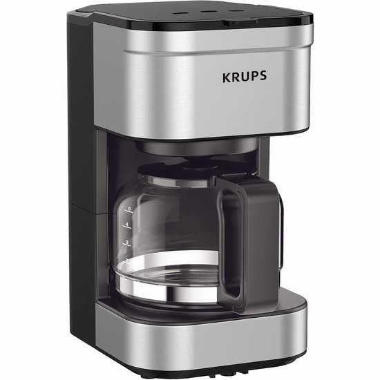  历史新低！KRUPS Simply Brew 5杯量 滴漏式咖啡机5.3折 29.99加元！