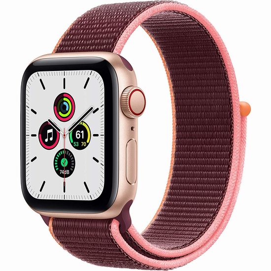 Apple Watch SE 苹果智能手表（GPS + Cellular） 329加元（原价 429加元）！多款可选！