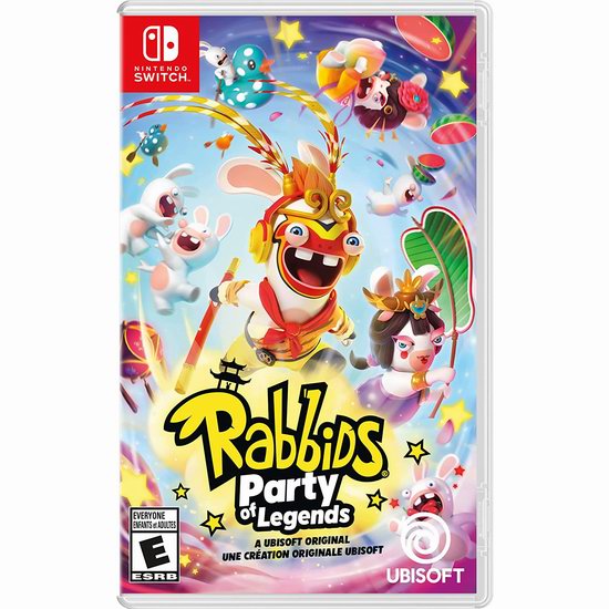  《Rabbids: Party of Legends 疯狂兔子：奇遇派对》Switch 冒险派对游戏6折 29.96加元！老少咸宜，重温西游取经！