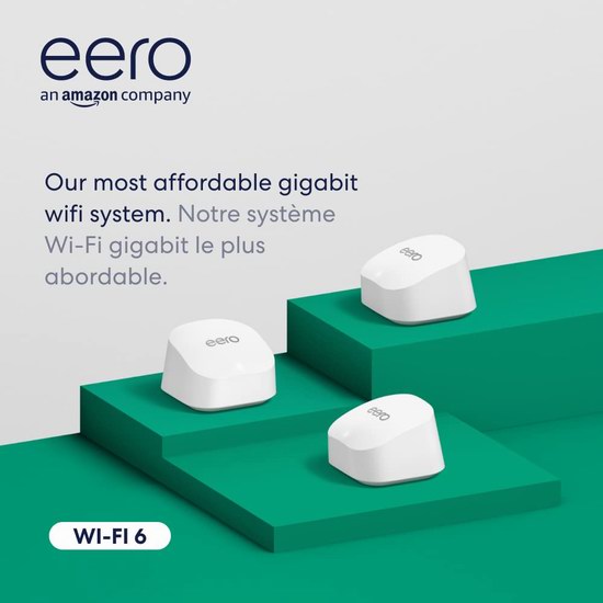  史低价：Amazon eero WiFi 线网状系统/智能路由器6折 79.99加元起