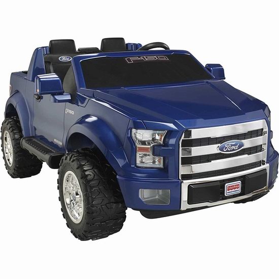  折扣升级！历史新低！Fisher-Price 费雪 Power Wheels Ford F-150 超坚固耐用 儿童电动皮卡车3.8折 267.66加元包邮！