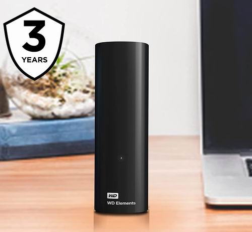  史低价！WD 西部数码 Elements 新元素系列 3.5英寸 16TB 台式移动硬盘 319.99加元（原价 389.99加元）