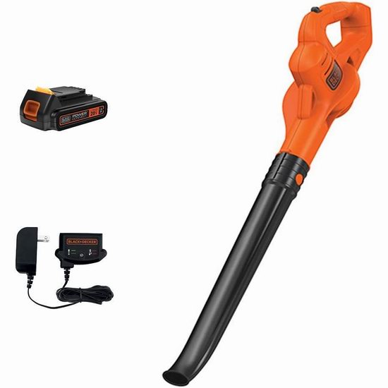  BLACK + DECKER 百得 LSW221 20伏锂电无绳吹叶机/吹扫机6.6折 85.49加元包邮！