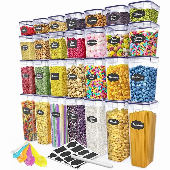  Storage Stuff Plus 可密封 食物保鲜盒28件套 67.89加元包邮！