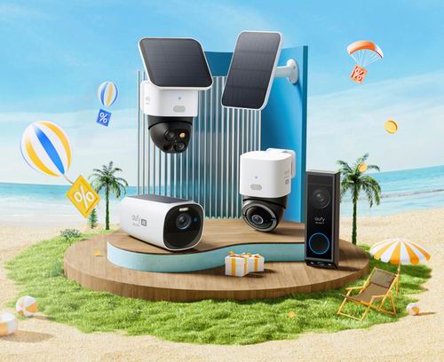  eufy Security 智能监控摄像头、可视门铃、扫地机器人、全屋安防系统等5.5折起！