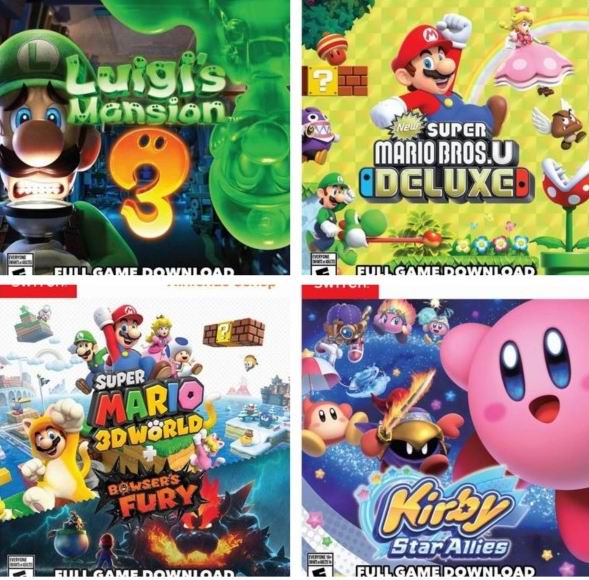  Nintendo 任天堂 Switch下载版视频游戏全场7折，低至8.79加元！